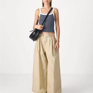 GAP X DOEN wide leg khaki pants